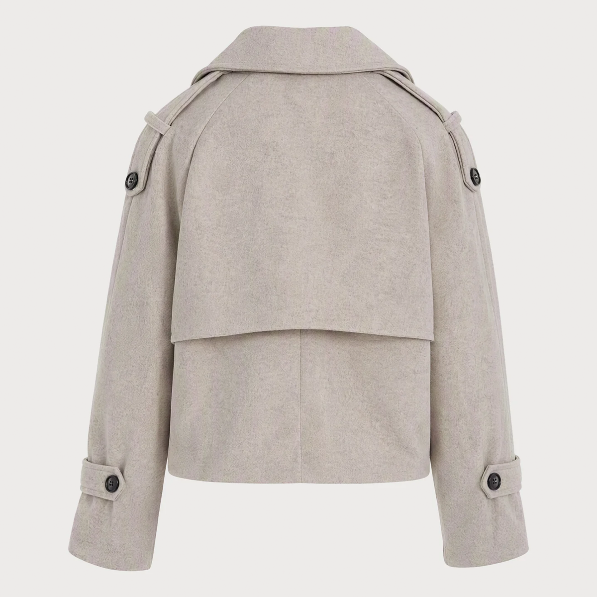 Double Breasted Loose Fit Jacket With Side Pockets